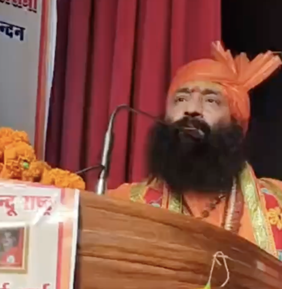 In Lucknow, Mahadev Baba’s cannibal slur at Muslims, Rohingyas
