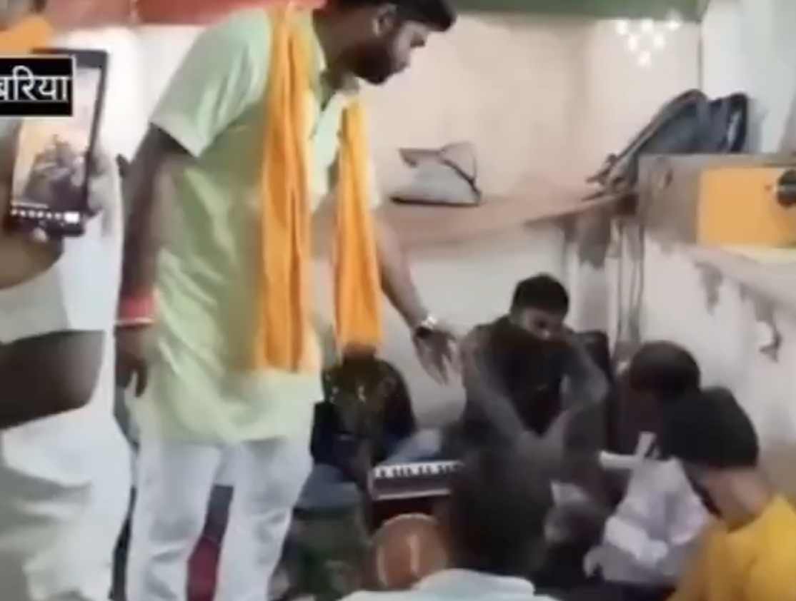 In Mau, Bajrang Dal members raided a Christian prayer group