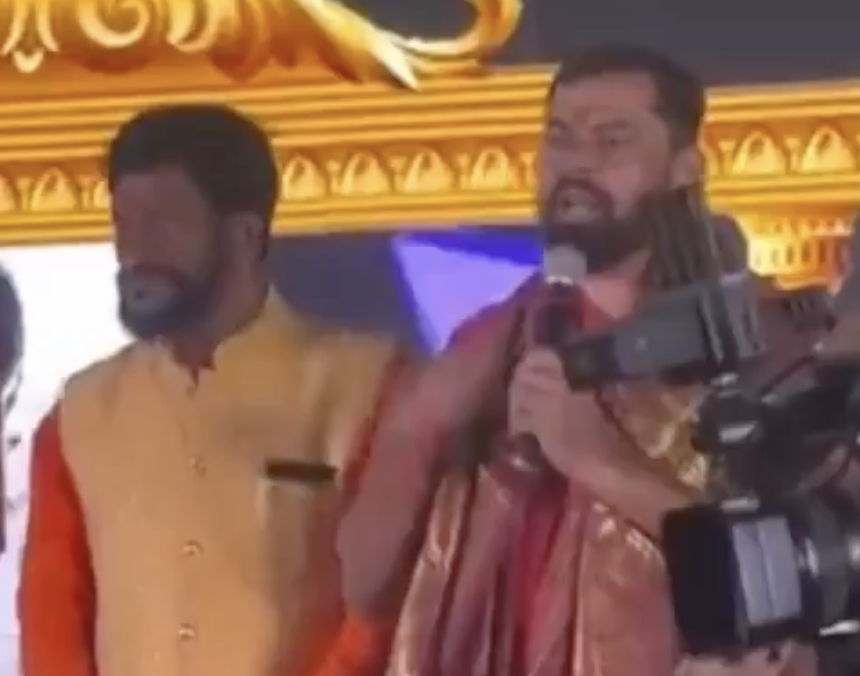 In Secunderabad, Raja Singh pushes Hindu Rashtra, expulsion threats