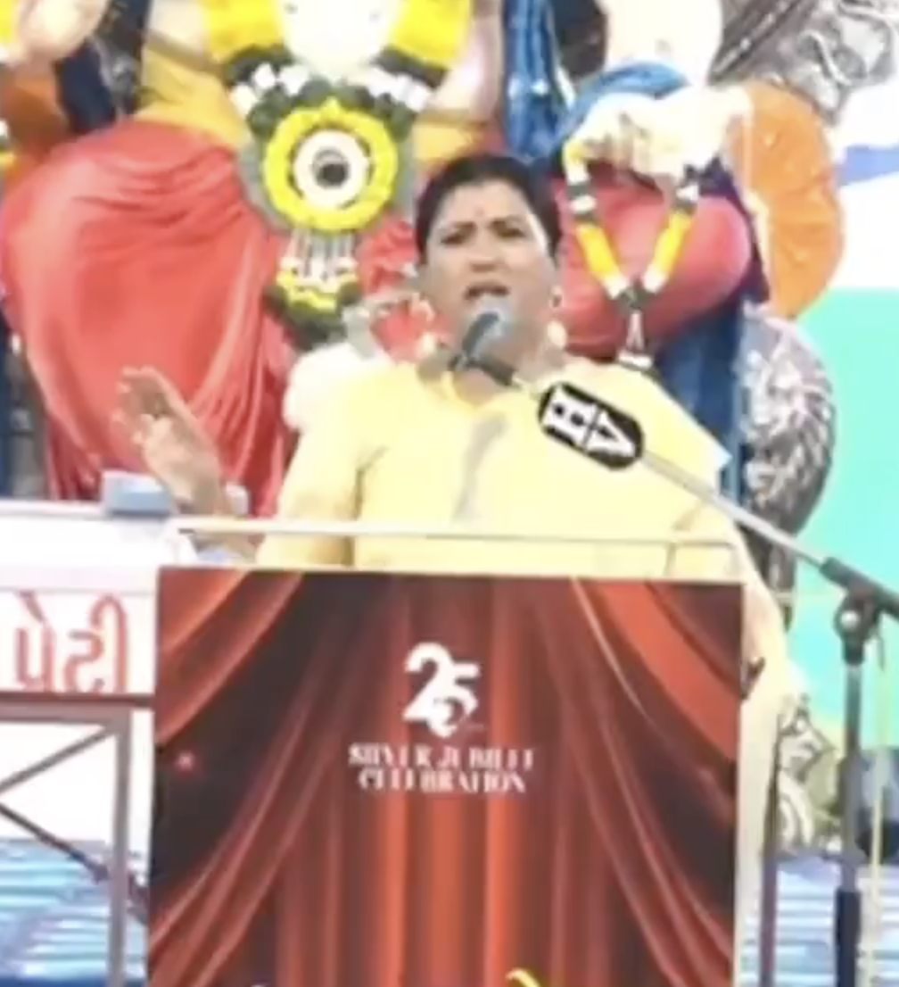 In Bhuj, Kajal Hindustani urges attacks; spreads ‘love jihad’