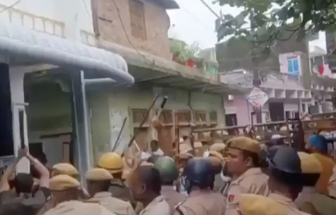 In Baran, police lathi-charge after RSS march standoff
