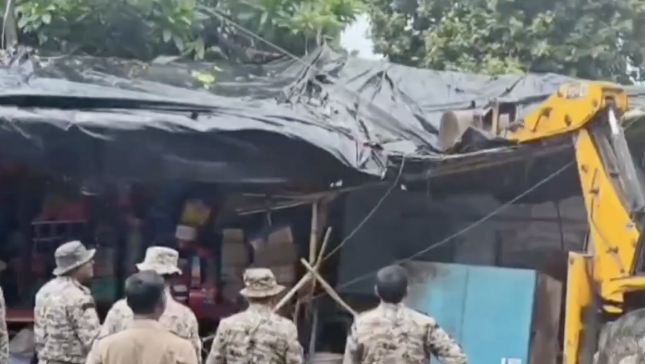 In Aligarh, authorities demolish shops near mosque calling them illegal encroachments