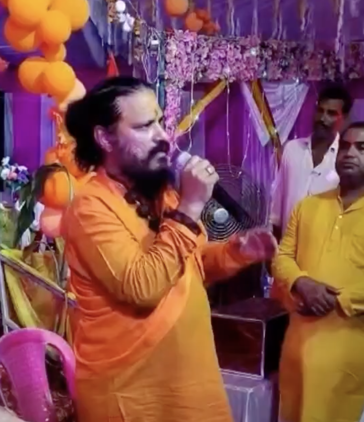 In Karchana, Hindu leader urges youth to join efforts for ‘Hindu Rashtra’