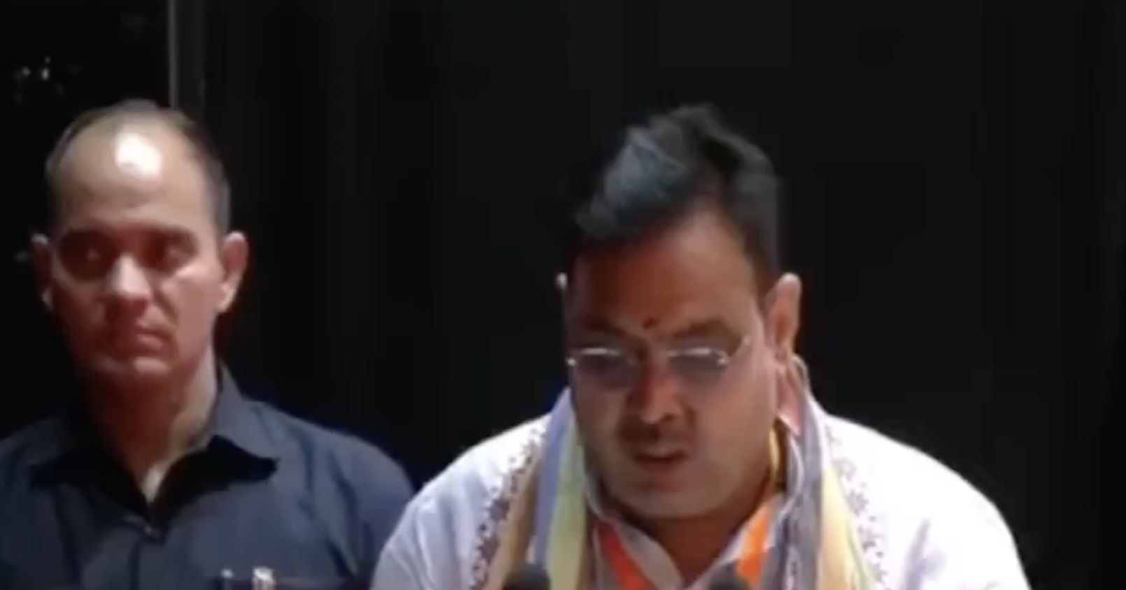 In Birla Auditorium, Chief Minister Bhajan Lal Sharma warns ‘love jihad’ offenders of jail