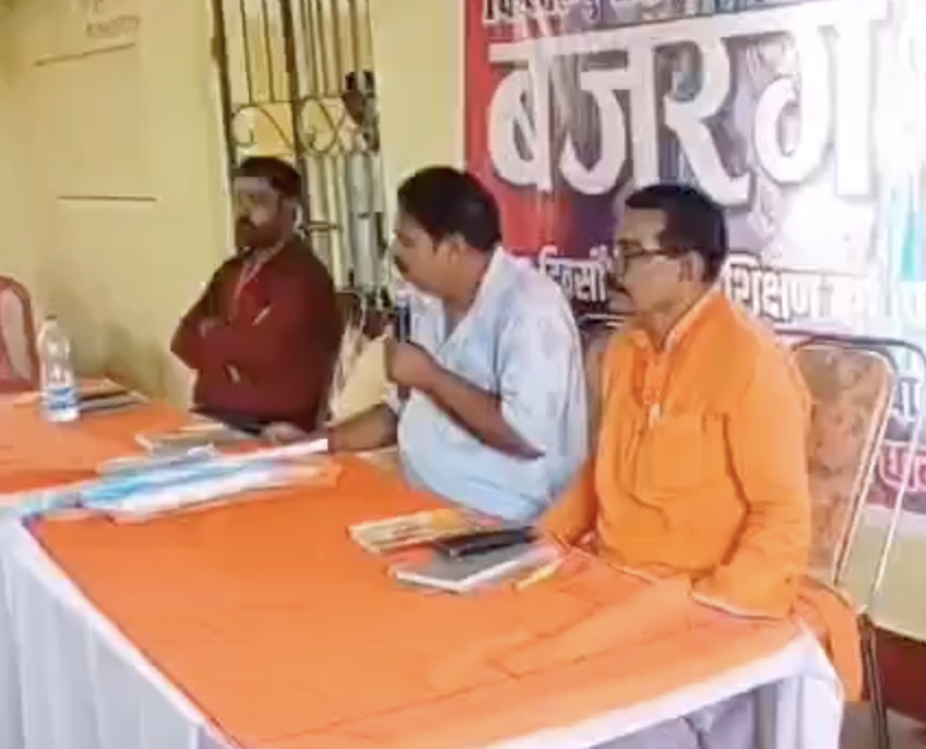 In Haidernagar, VHP speaker vows to stop India’s division and protect cows