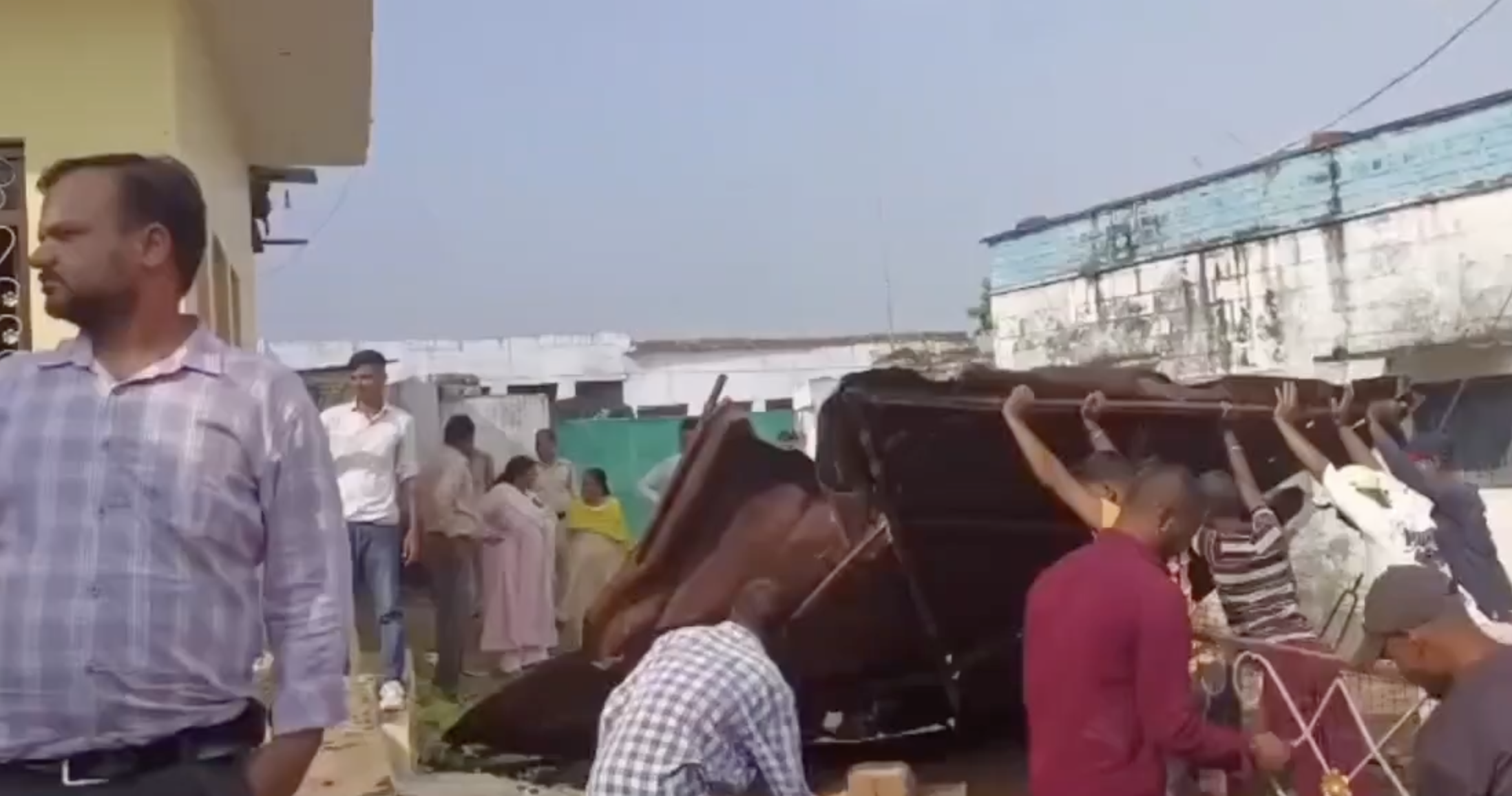 In Pohari, authorities demolish Muslim homes after attack on journalist