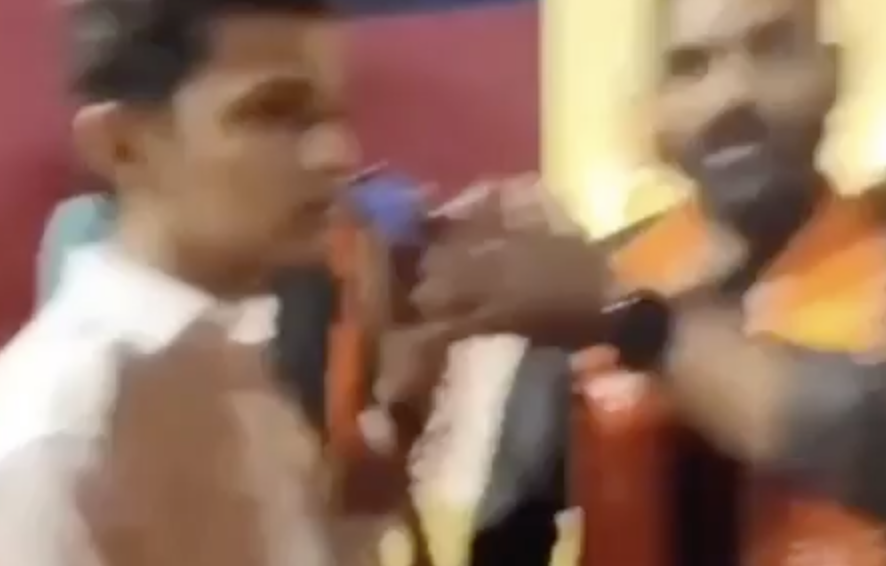 In Gandhinagar, Bajrang Dal expels two Muslim men from Garba, threatens them with violence