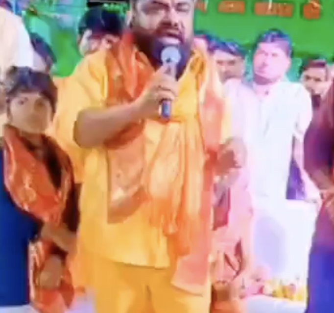 In Indore, VHP leader again urges beheading of Muslims while invoking Durga and Kalka at Garba event