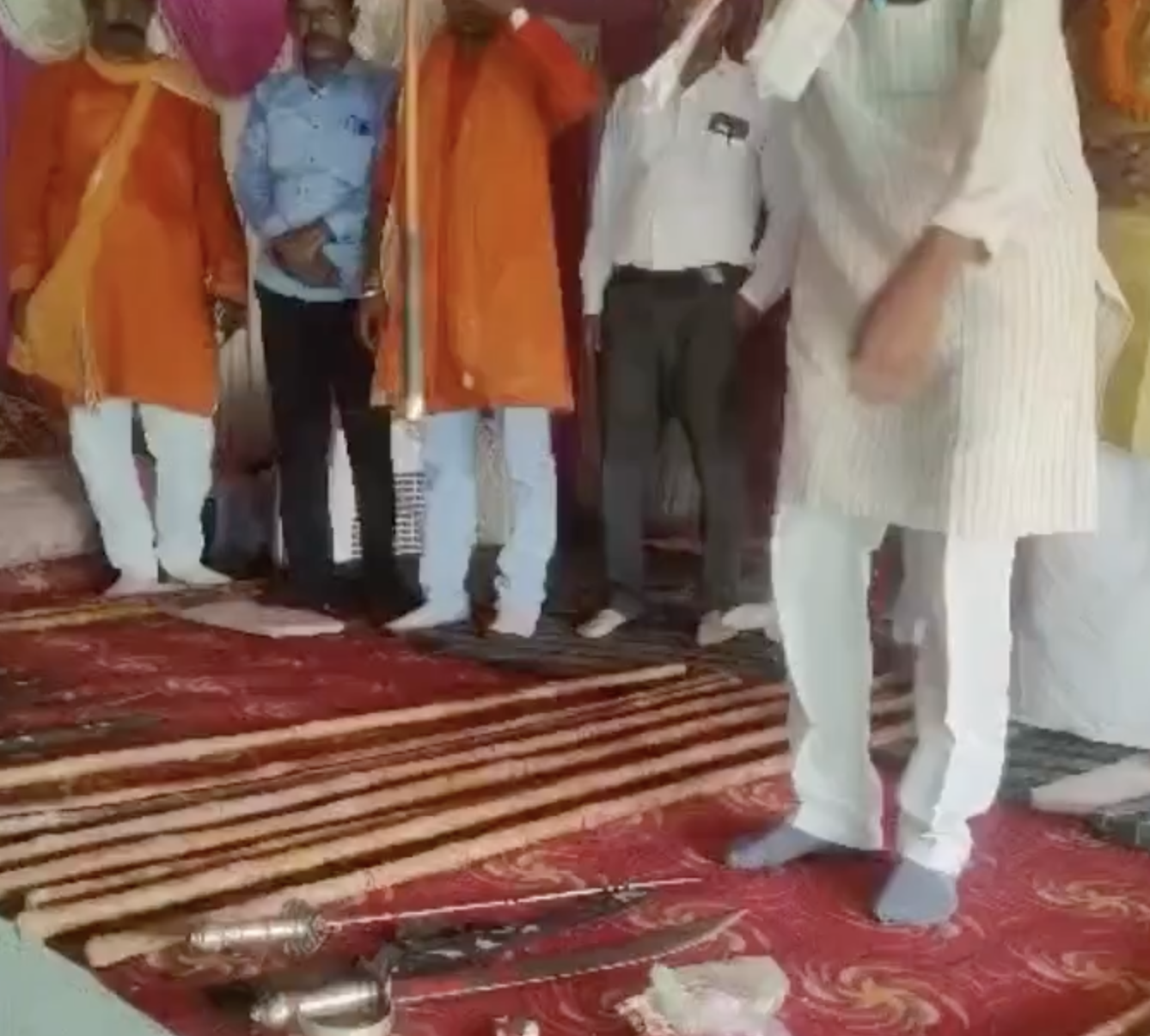 In Jagdishpur, Hindu groups hold Shastra Poojan under Hindu Jan Jagran campaign