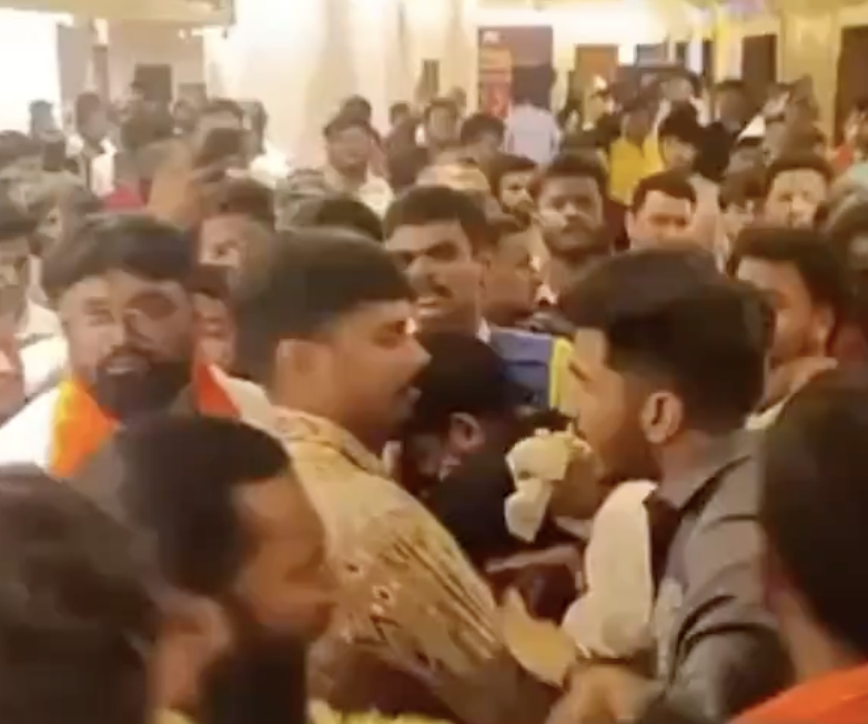 In Hyderabad, Bajrang Dal raids hotel Dandiya and is booked for public nuisance