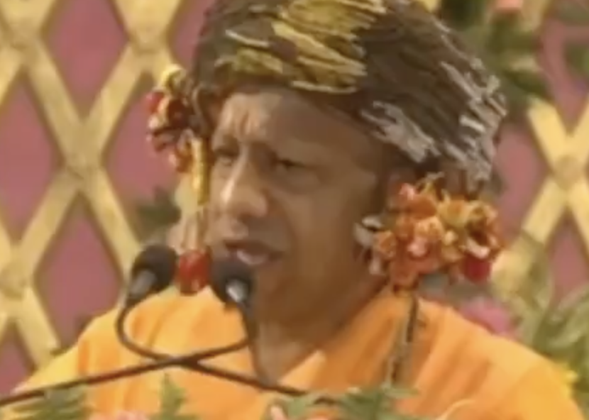 In Gorakhpur, Yogi Adityanath links “love jihad” and conversions to terror in speech