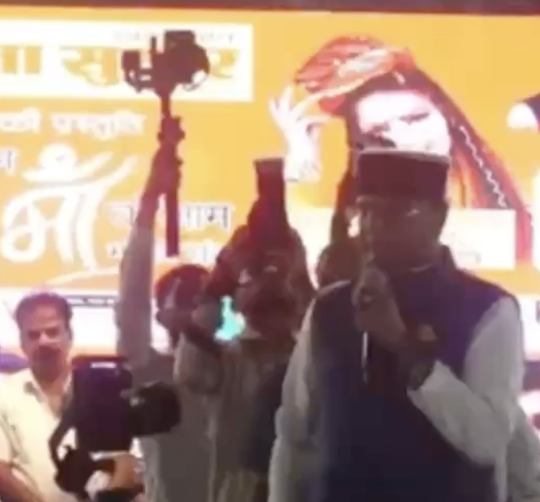 In Bhopal’s Gautam Nagar, minister and singer push “love jihad” and hail bulldozer politics