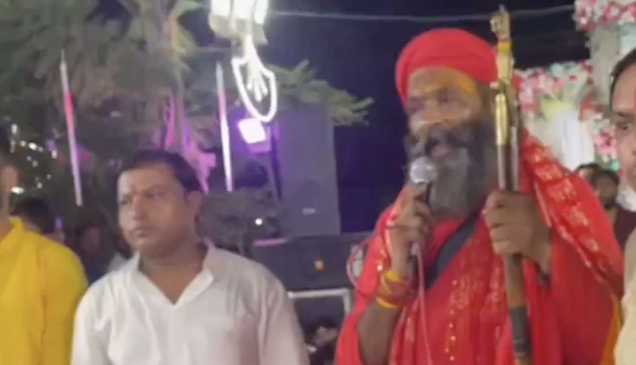 In Kanpur, monk again vows to “behead jihadis” and demands real weapons in Durga’s hand