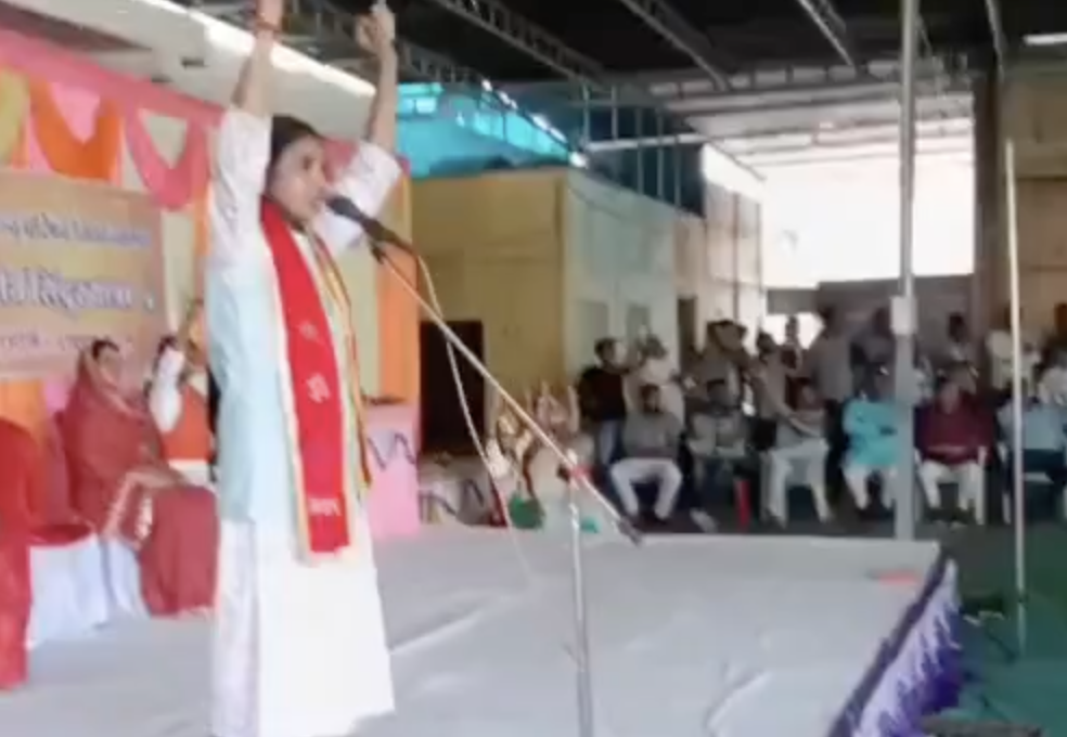 In Unhel, “Shourya Shakti Yatra” rallies girls to resist “jihad” and arm themselves