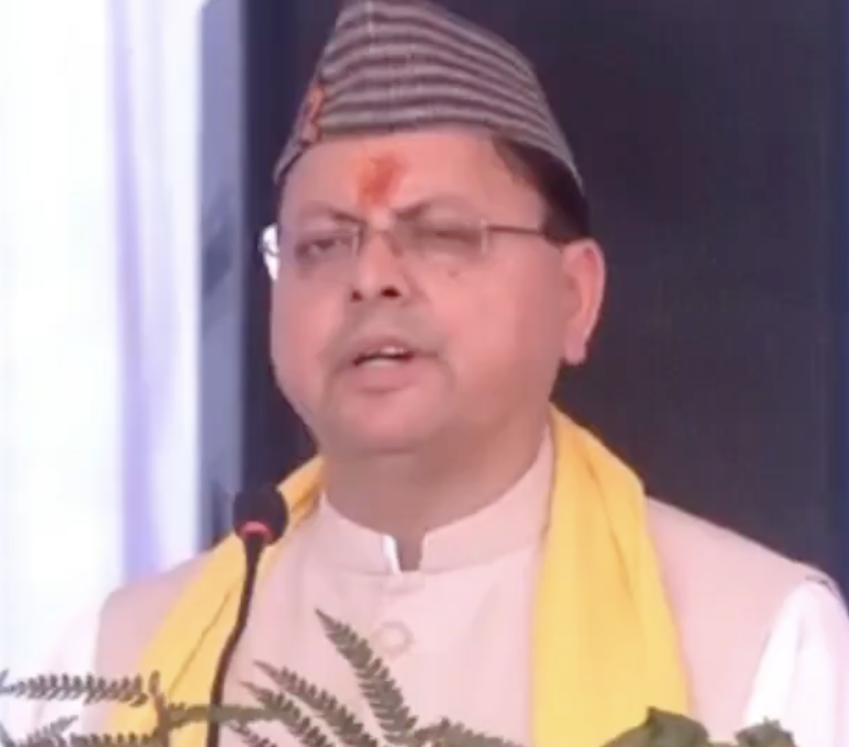 In Srinagar (Pauri Garhwal), CM Dhami highlights anti-conversion and anti-“jihad” actions and demolitions