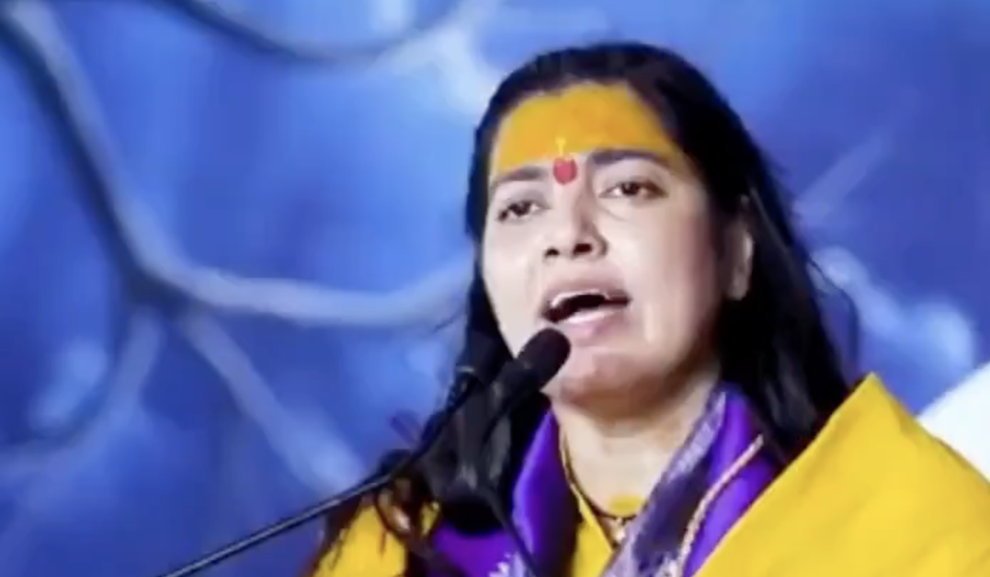 In Haridwar, Sadhvi Samahita Calls Muslims “Gaddars,” Pushes ‘Love Jihad,’ Urges Job Boycotts