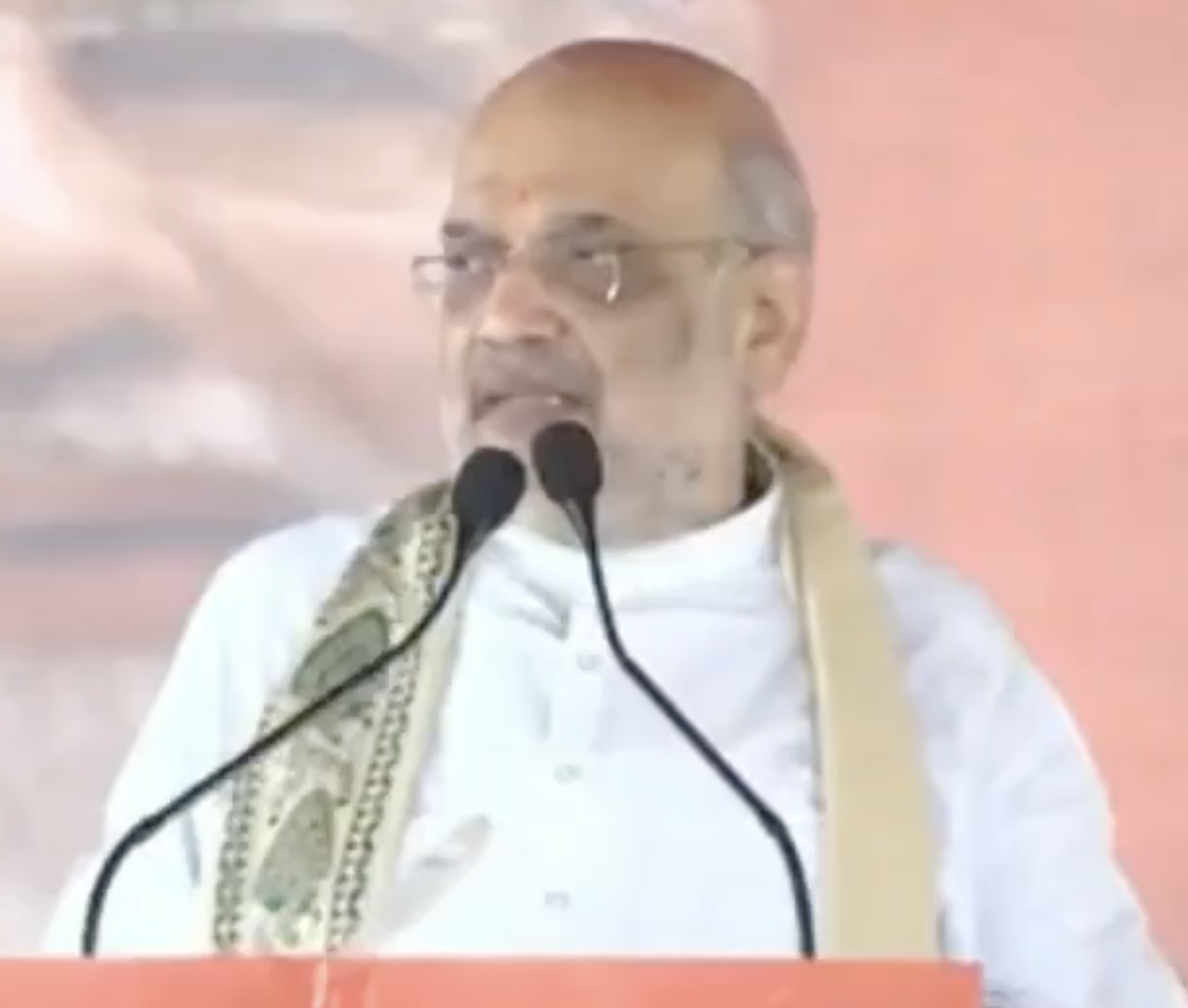 In Lakhisarai, Amit Shah Pledges to Expel Every “Ghuspaithiya” From Bihar