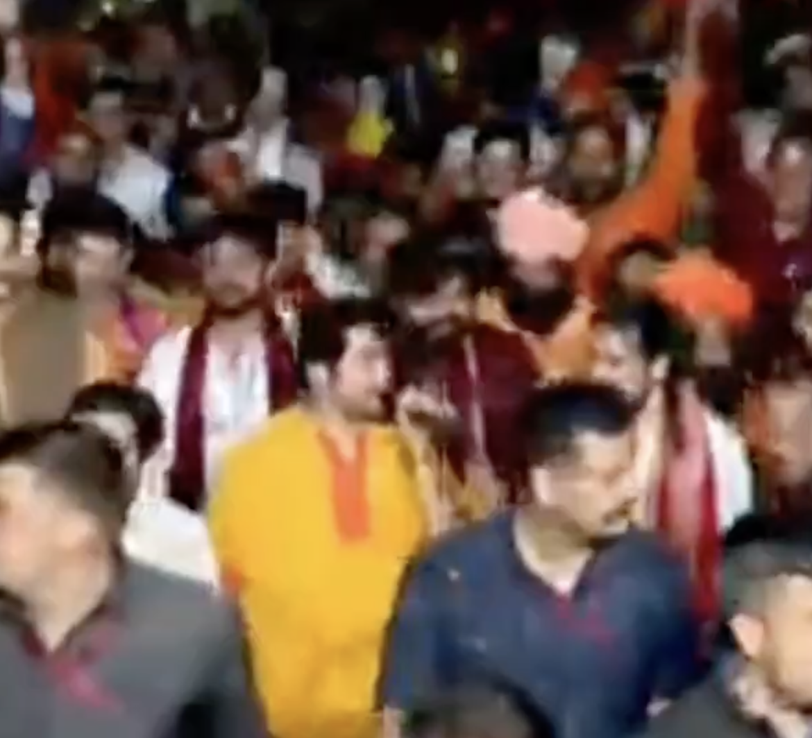 In Faridabad, Dhirendra Shastri Leads Chant to ‘Erase Babur’s Name’