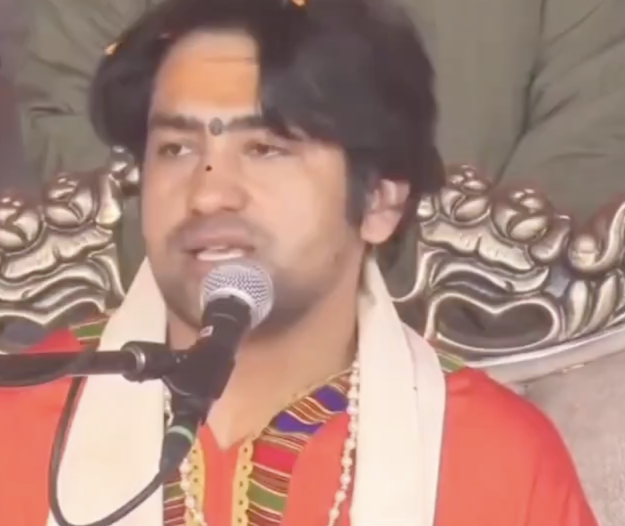 In Faridabad, Shastri Warns of Children ‘Wearing Caps’ and Demands Hindu Rashtra