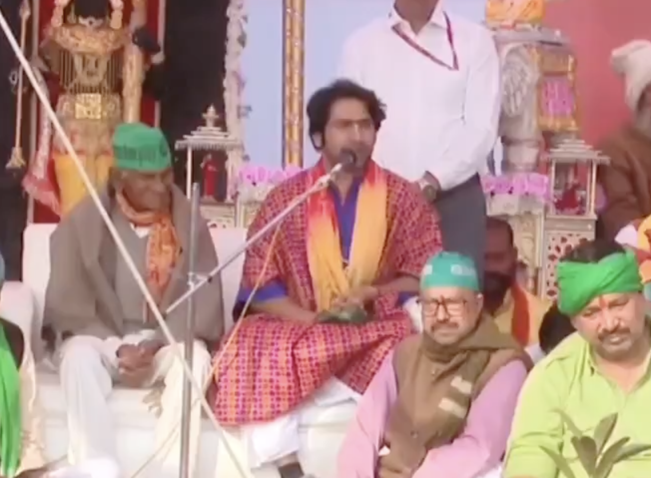 In Kosi Kalan, Shastri Warns of ‘Civil War’ and Says Hindus Could Face ‘Kashmir-Like’ Fate