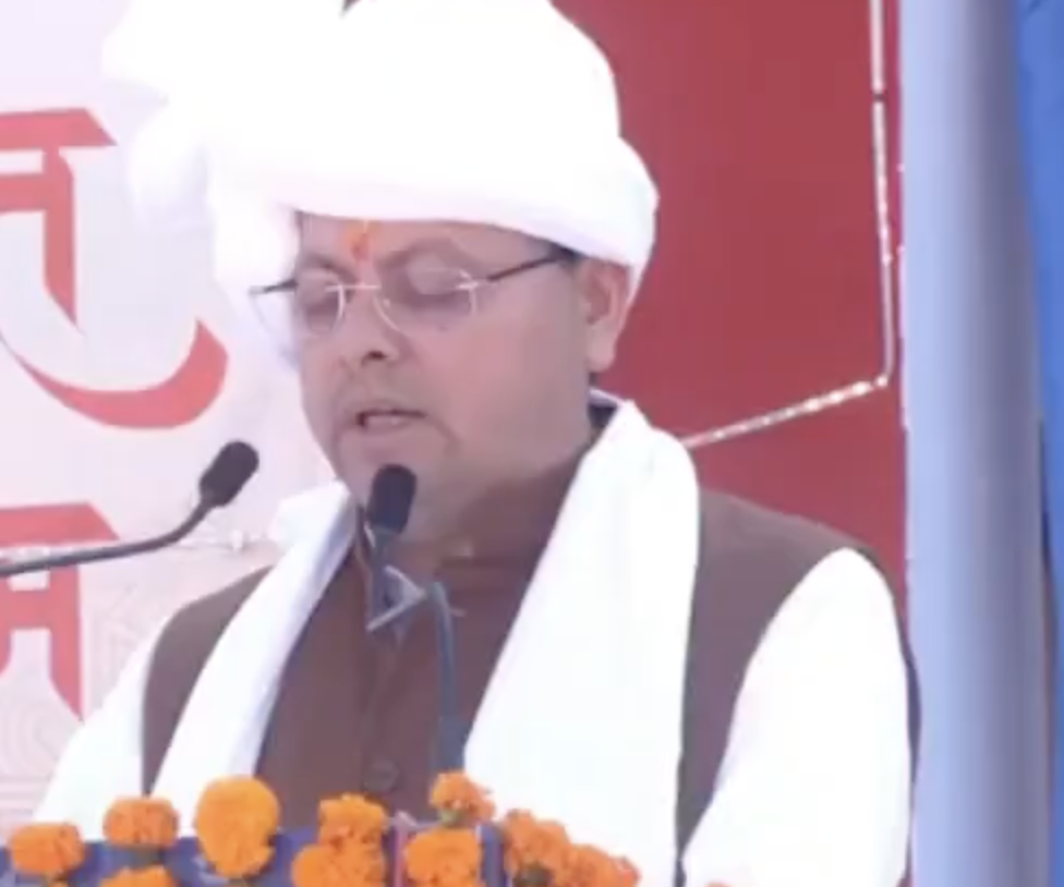 In Pithoragarh, CM Dhami Links Madrasas to ‘Terrorism’ and Warns of ‘Jihadi Mentality’