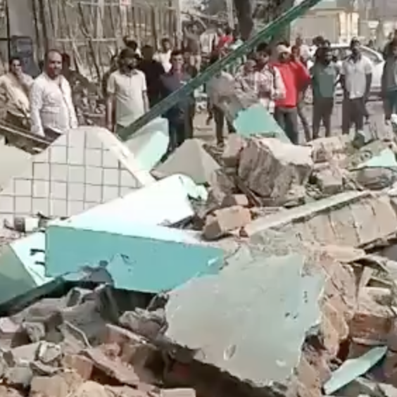 In Faridabad, Authorities Demolish Mazar During Anti-Encroachment Drive