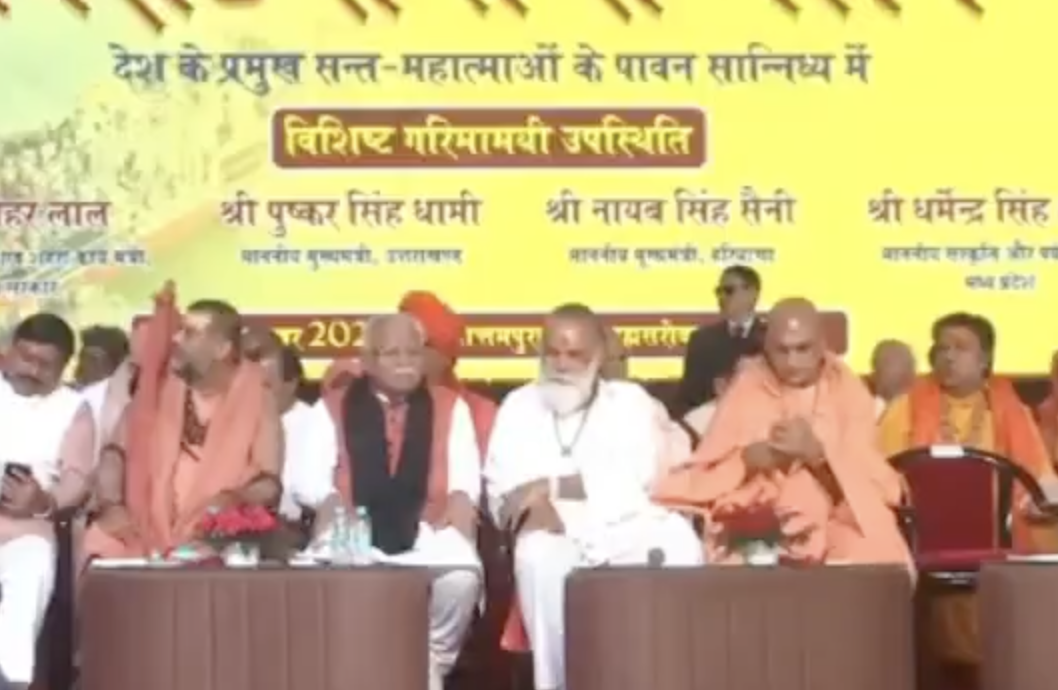 In Kurukshetra, CM Dhami Touts ‘Land Jihad’ Crackdowns and 250 Madrasa Closures