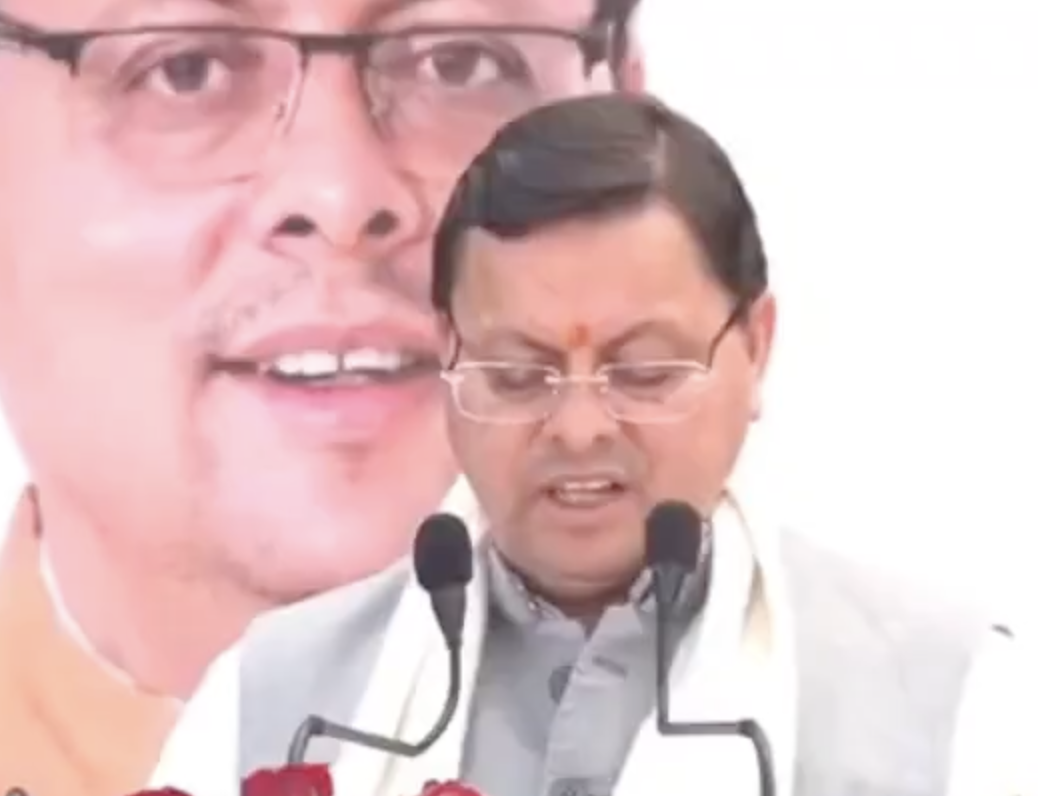 In Nainital, CM Dhami Warns of ‘Jihadi Settlers’ and Claims Recovery of 10,000 Acres