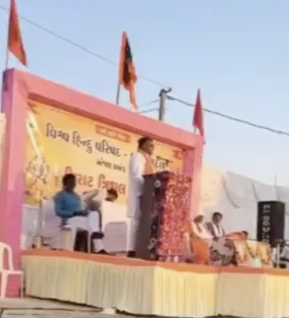 Bajrang Dal Leader Issues Open Threats Against Muslims at Trishul Deeksha Event in Kutch