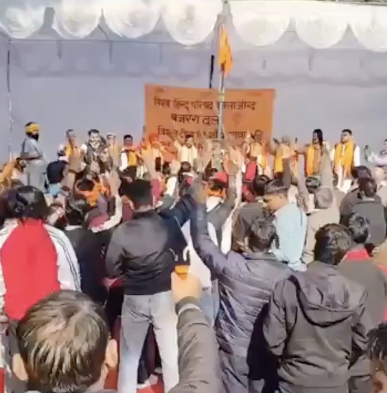 In Jind, VHP–Bajrang Dal Holds Trishul Deeksha, Marches With Weapons and Calls for “Hindu Rashtra”