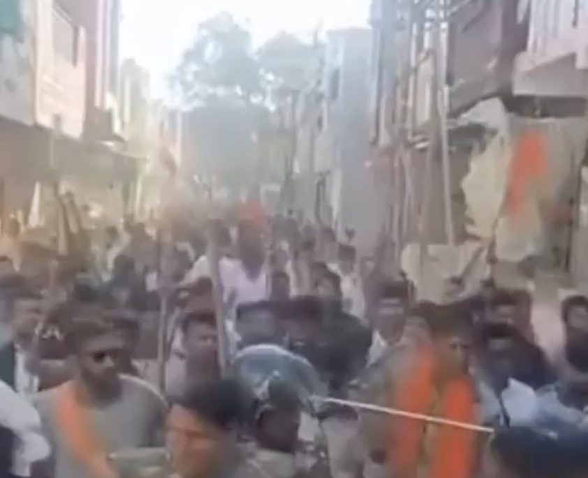 In Shamgarh, Armed VHP–Bajrang Dal March Claims Violence Is Necessary for Peace