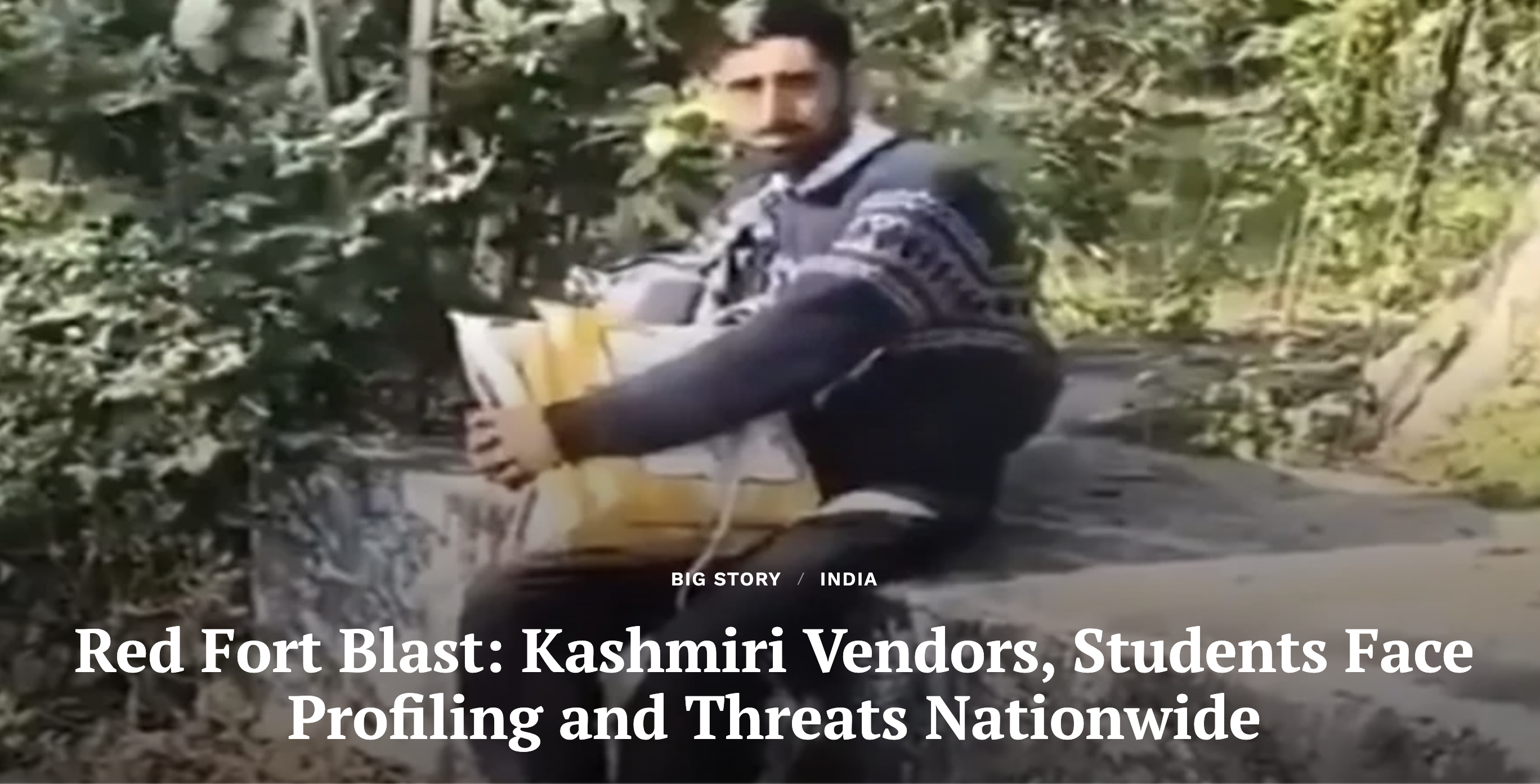 Red Fort Blast: Kashmiri Vendors, Students Face Profiling and Threats Nationwide (Clarion India)
