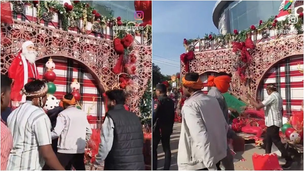 Hindutva groups vandalise Christmas decorations in Chhattisgarh mall (Free Press Kashmir)