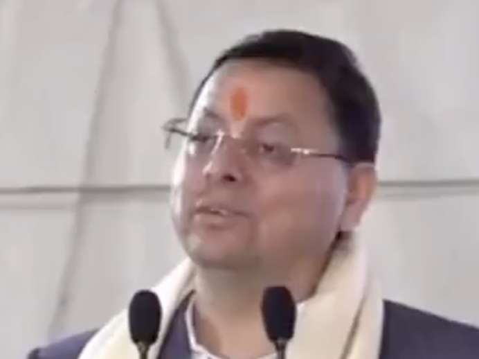 In Dehradun, CM Dhami Defends ‘Land Jihad’ Crackdown and Madrasa Closures