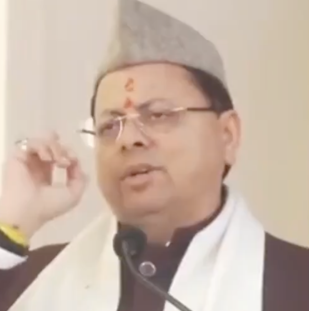 In Pipalkoti, CM Dhami Defends Bulldozer Actions and ‘Land Jihad’ Narrative