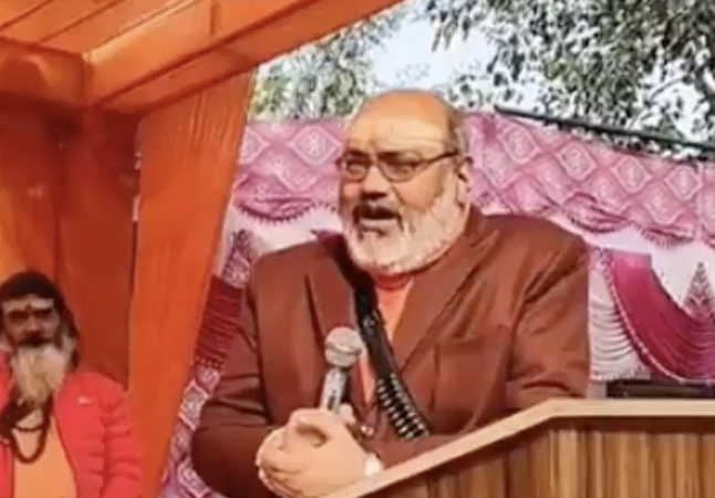 In Gurugram, Narsinghanand Warns of Muslim PM and Demands Gun Laws