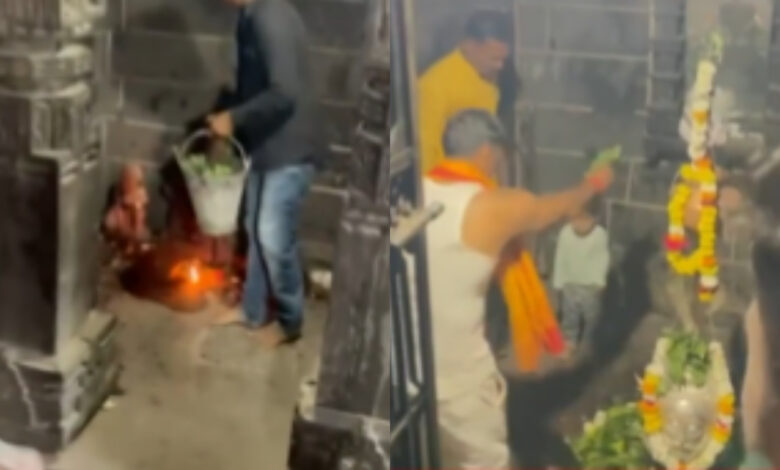 Cow urine sprinkled to ‘cleanse’ Maharashtra temple after MLA Abdul visit (Siasat)