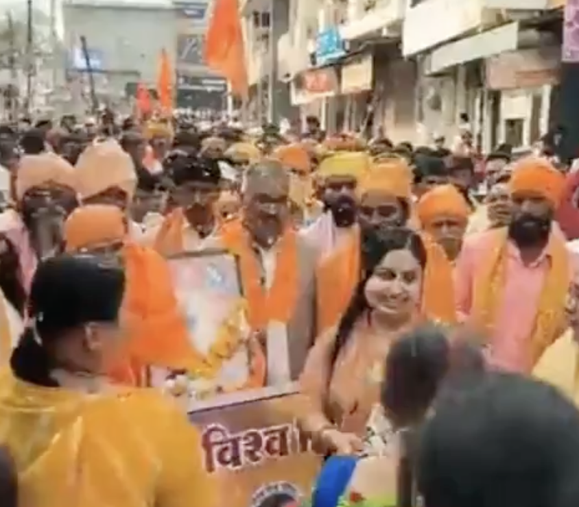 In Jhabua, VHP–Bajrang Dal March With Swords During Shourya Yatra