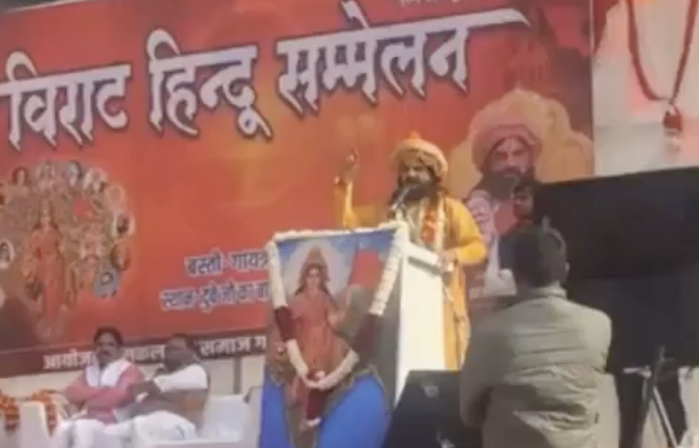In Ashoknagar, Hindu Sammelan Speaker Urges Hindus to Arm Themselves