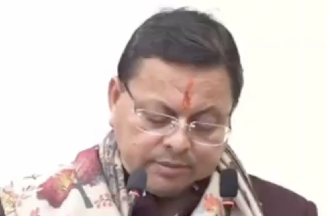 In Dehradun, CM Dhami Repeats ‘Land Jihad’ and ‘Ghuspaithiya’ Claims