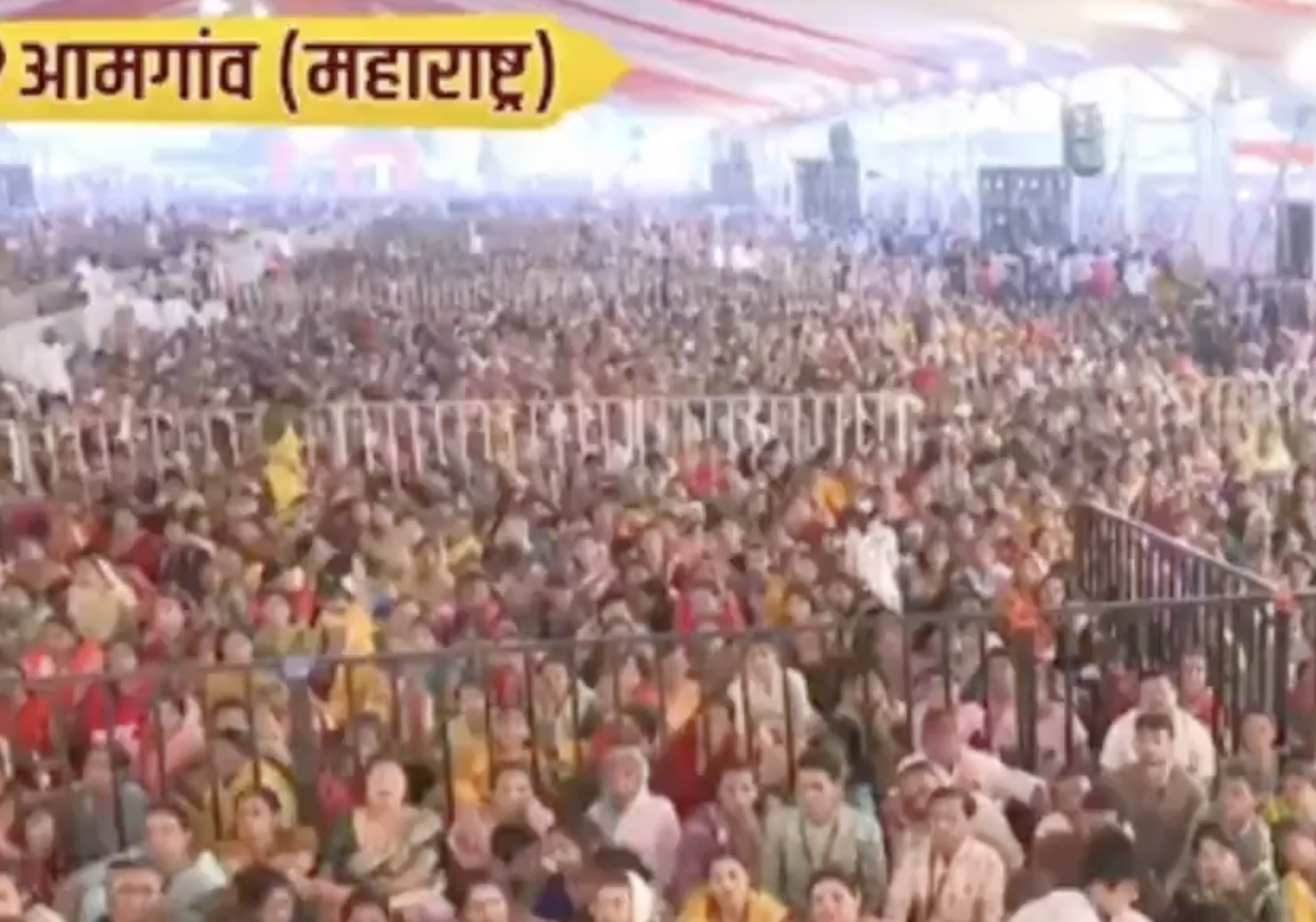 In Gondia, Dhirendra Shastri Targets Christians and Muslims at Shri Ram Katha