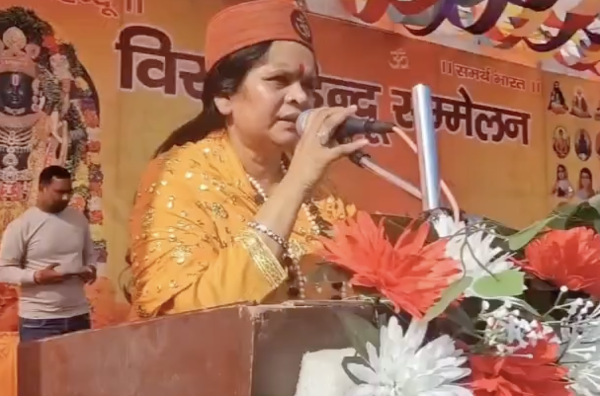 In Rampur, Sadhvi Prachi Targets Muslims and Christians at RSS Centenary Event
