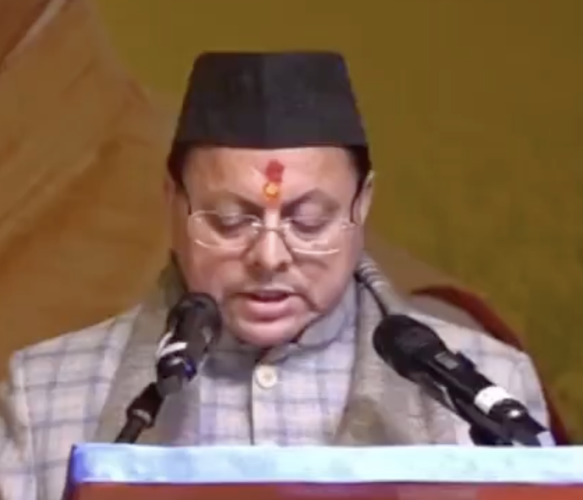 In Rishikesh, CM Dhami Defends Laws Targeting “Love Jihad” and “Land Jihad”