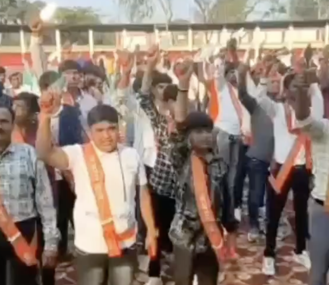 In Betul, VHP–Bajrang Dal Holds Trishul Oath Ceremony for “Hindu Rashtra”