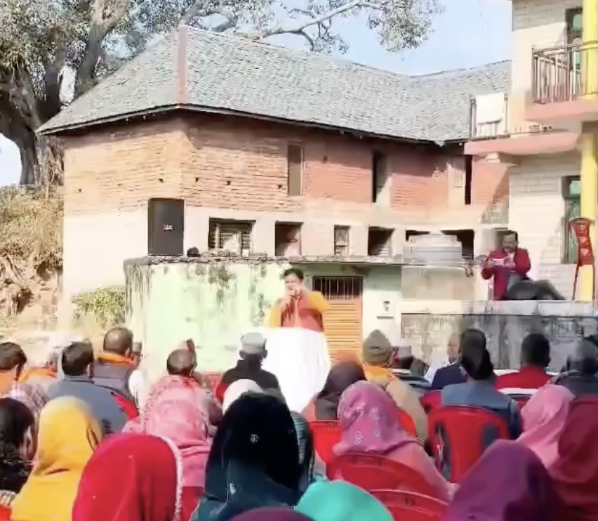 In Bilaspur, Hindu Raksha Parishad Leader Warns Hindus About “Enemy” Muslims