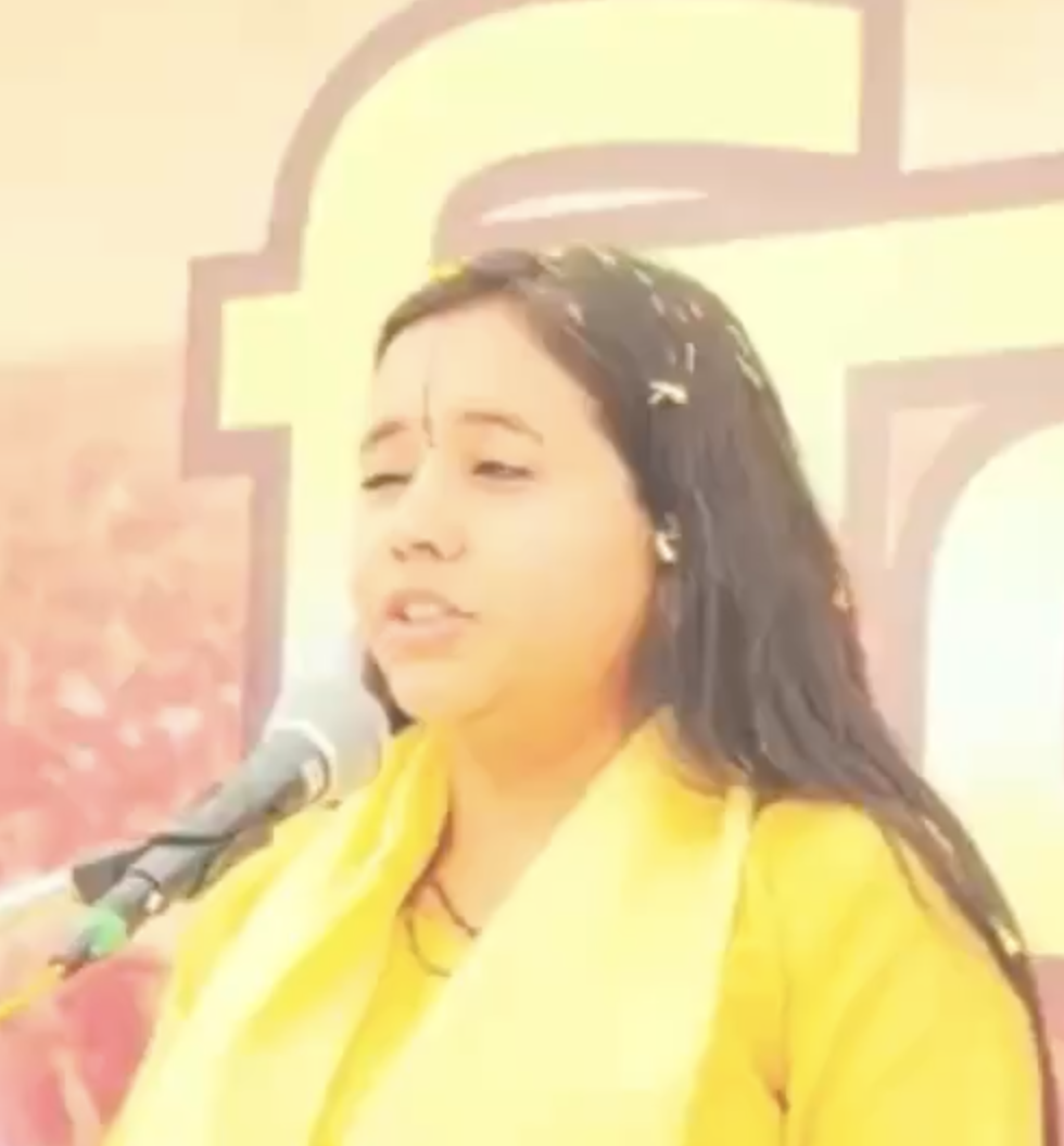 In Balaghat, Sadhvi Saraswati Accuses Missionaries of Conversion