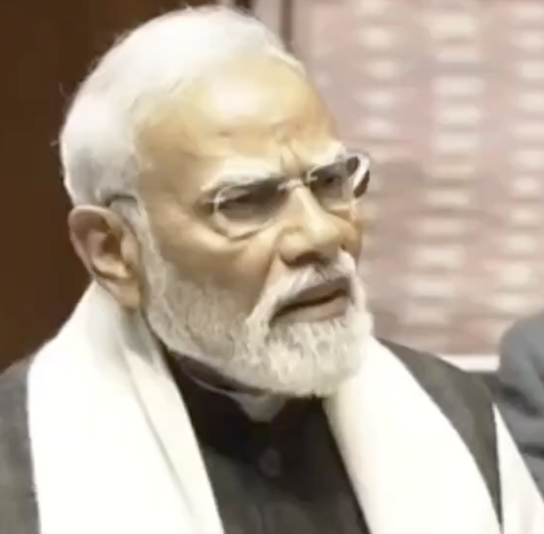 In Parliament, PM Modi Warns of “Ghuspaithiyas” Stealing Youth’s Rights