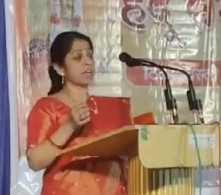 In Khamgaon, Sammelan Speaker Urges Hindu Women to Take Up Weapons