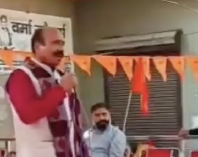 In Palwal, Munish Bhardwaj Threatens Violence Against Those He Calls ‘Mlechhas’