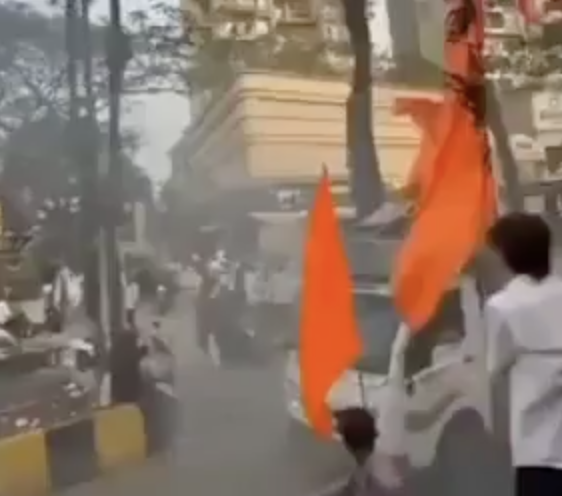 In Navi Mumbai, Hindu Nationalists Dance and Burst Crackers Outside Mosque